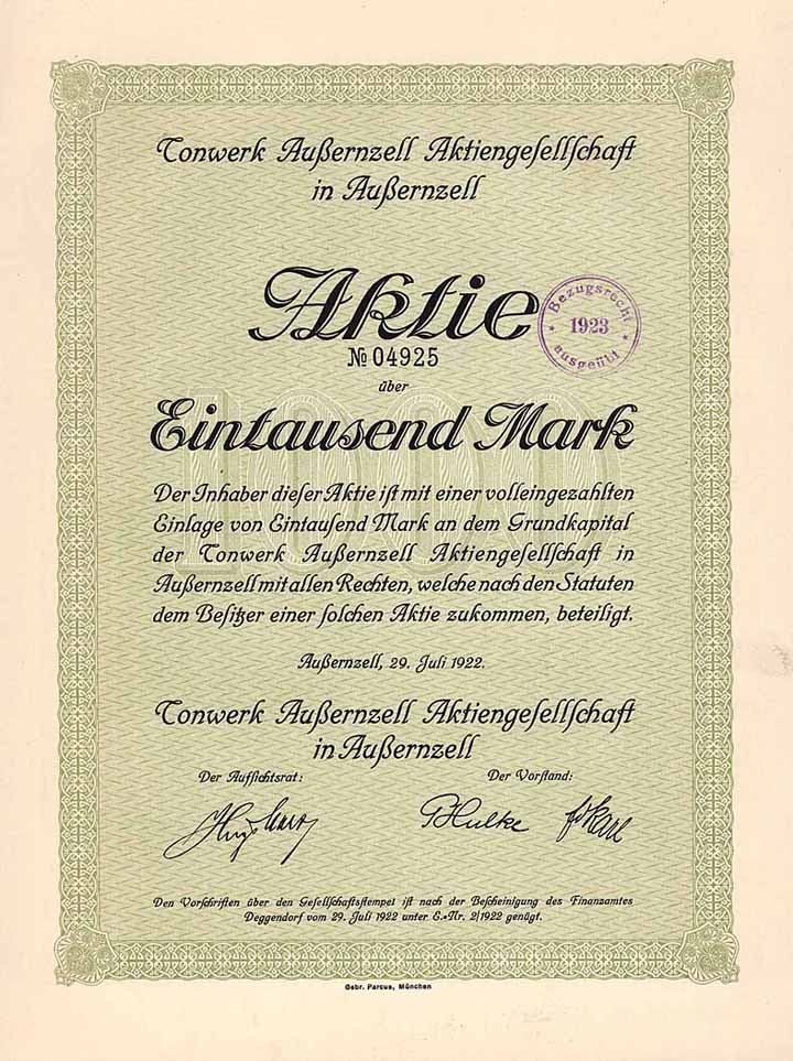 Tonwerk Außernzell AG