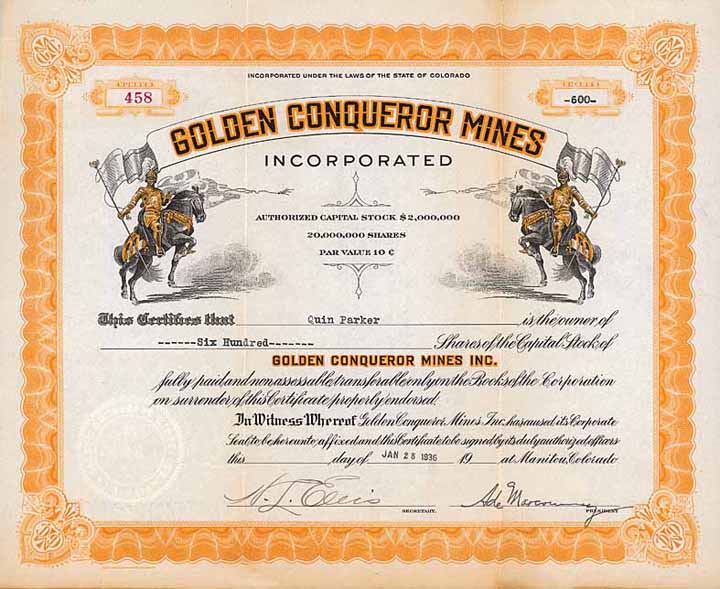 Golden Conqueror Mines Inc.