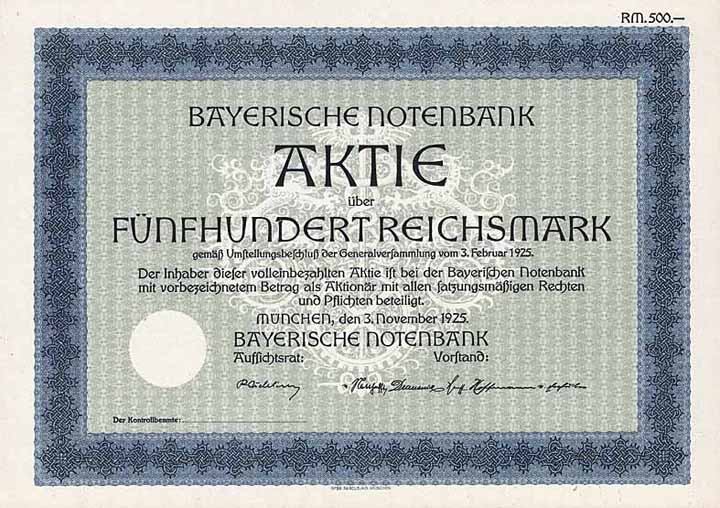 Bayerische Notenbank