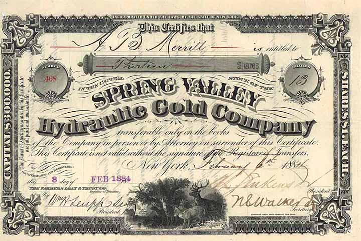 Spring Valley Hydraulic Gold Co.