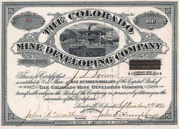 Colorado Mine Developing Co.