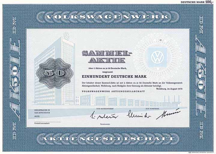 Volkswagenwerk AG