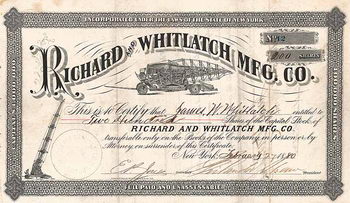 Richard and Whitlatch Mfg. Co.