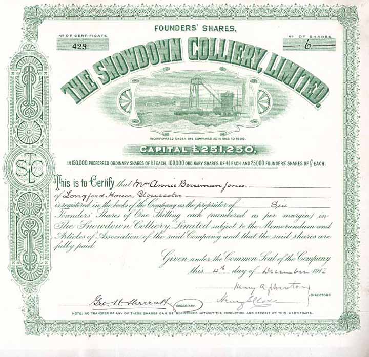 Snowdown Colliery Ltd.