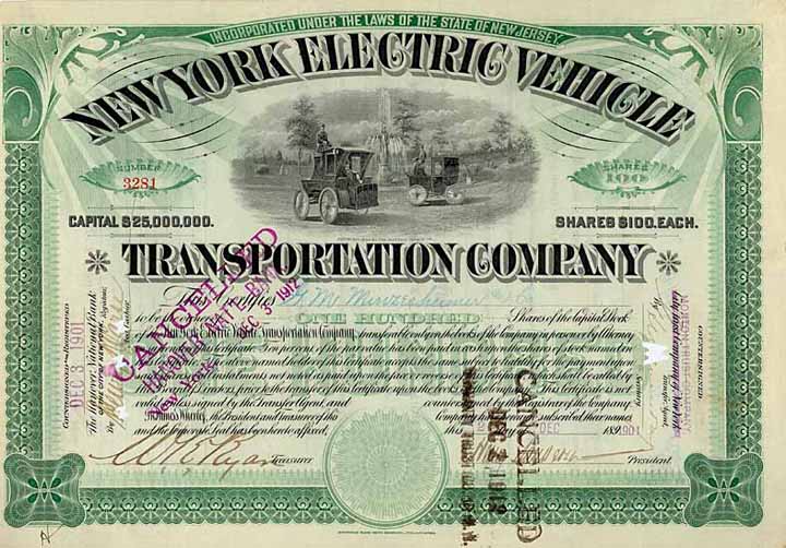 New York Electric Vehicle Transportation Co.