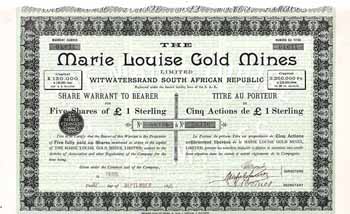 Marie Louise Gold Mines Ltd.