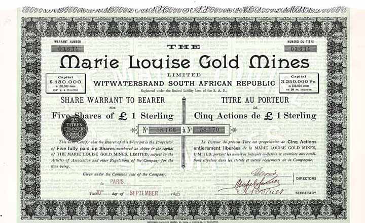 Marie Louise Gold Mines Ltd.