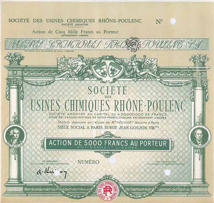 Société des Usines Chimiques Rhone-Poulenc S.A.