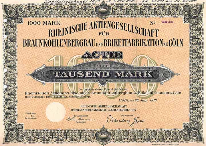 Rheinische AG für Braunkohlenbergbau und Briketfabrikation