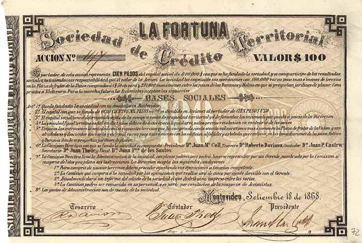 La Fortuna Sociedad de Crédito Territorial