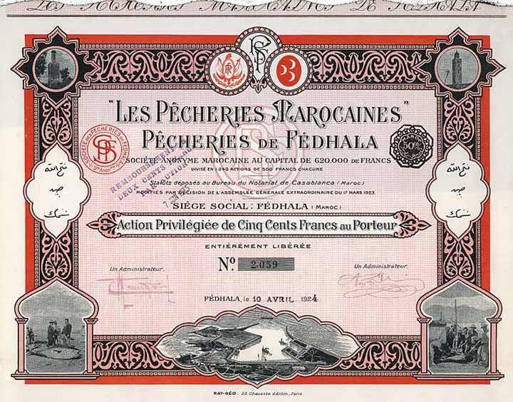 Les Pecheries Marocaines Pecheries de Fédhala S.A.