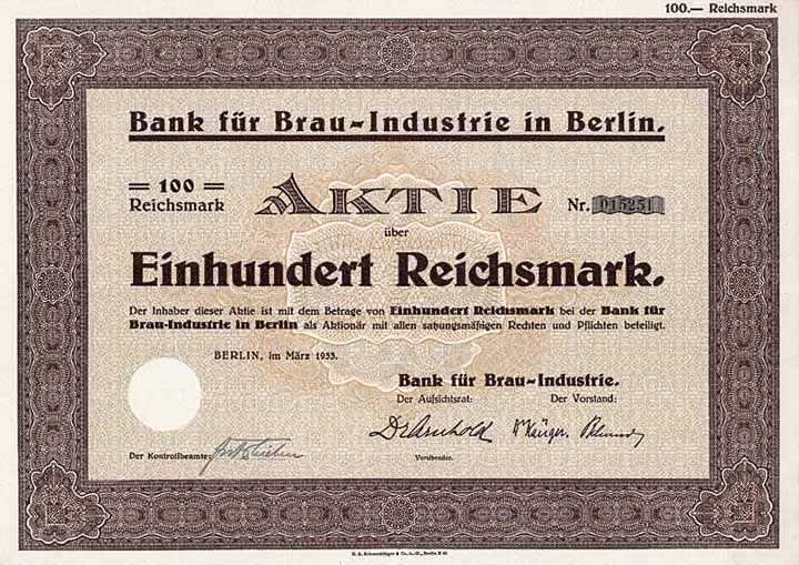 Bank für Brau-Industrie