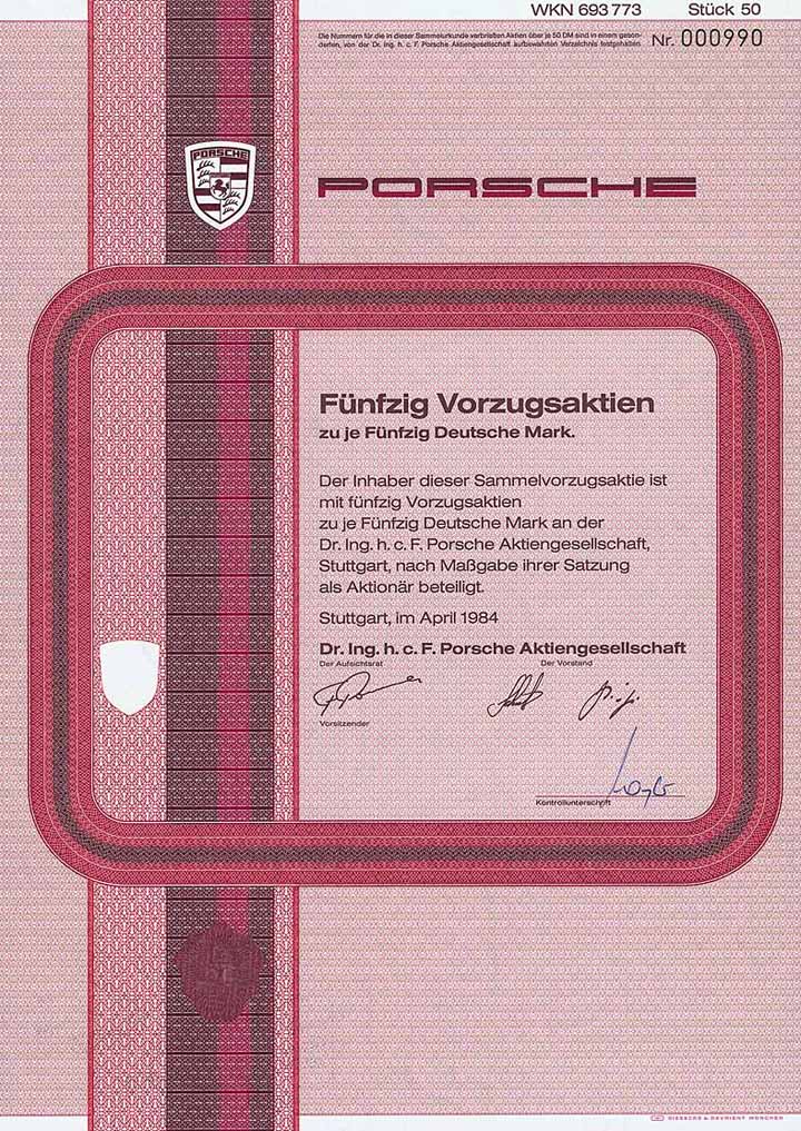 Dr. Ing. h.c. F. Porsche AG