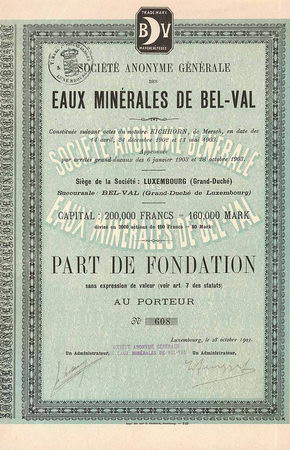 S.A. Gle. des Eaux Minérales de Bel-Val