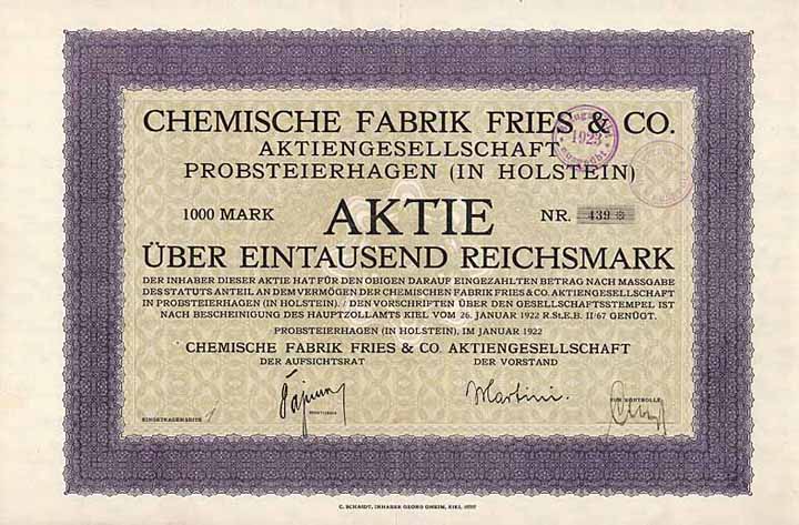 Chemische Fabrik Fries & Co. AG