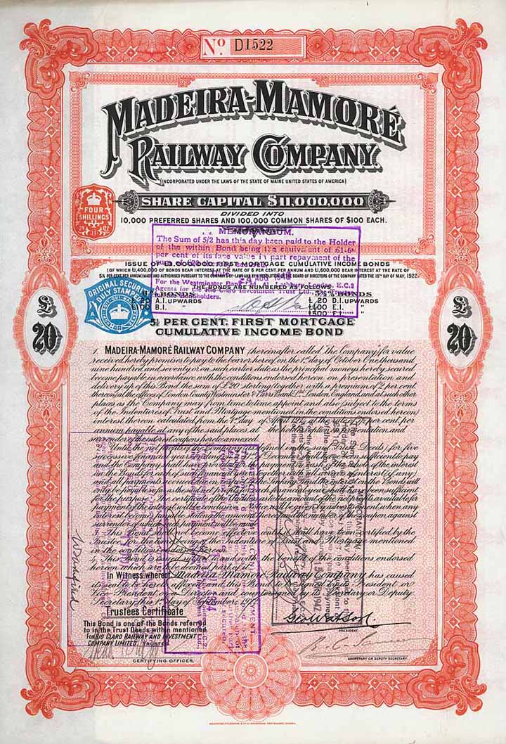 Madeira-Mamoré Railway Co.