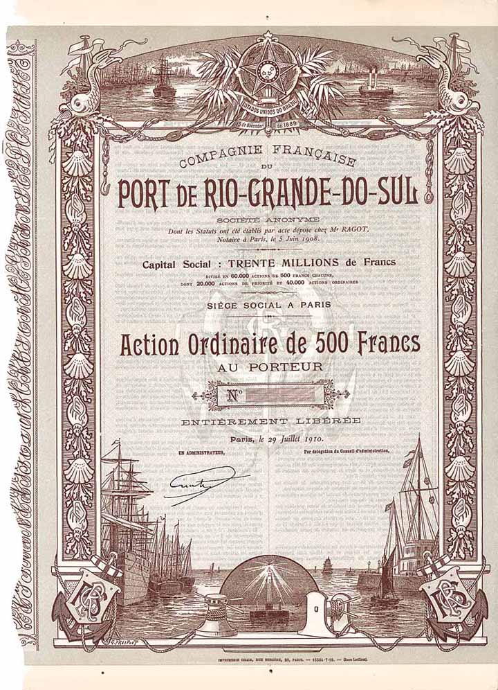 Cie. Francaise du Port de Rio-Grande-do-Sul