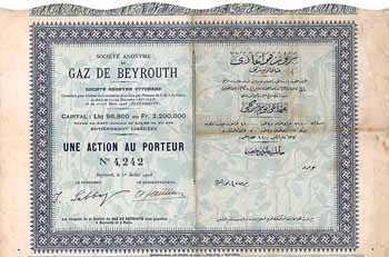 Gaz de Beyrouth S.A. Ottomane