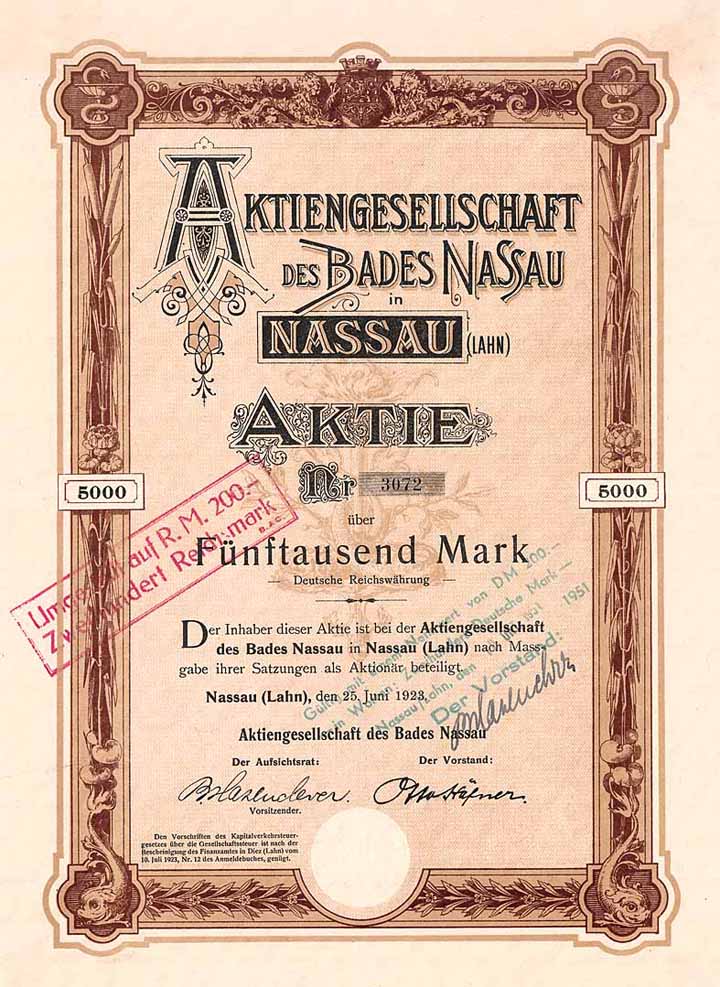 AG des Bades Nassau