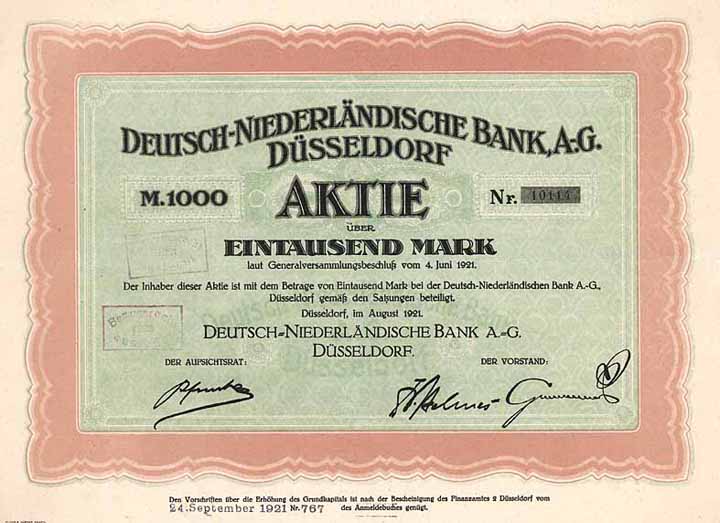 Deutsch-Niederländische Bank AG