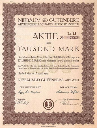 Niebaum & Gutenberg AG
