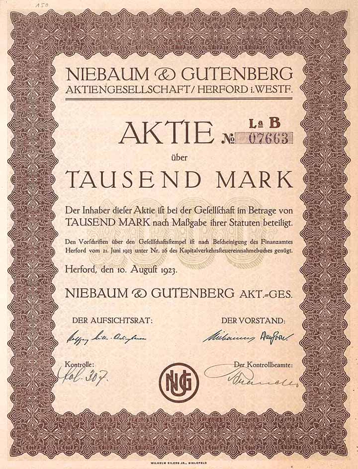 Niebaum & Gutenberg AG