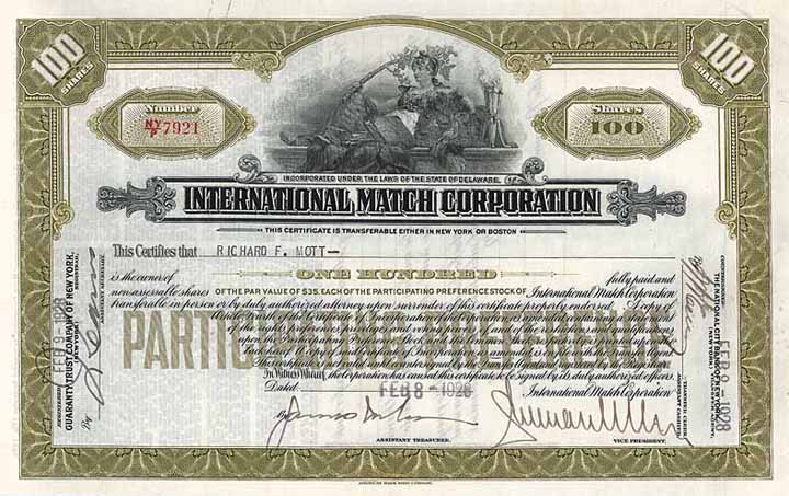 International Match Corp.