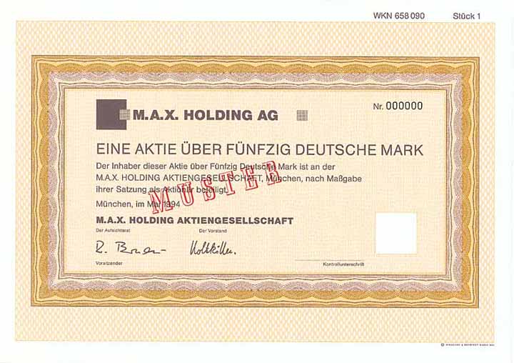 M.A.X. Holding AG