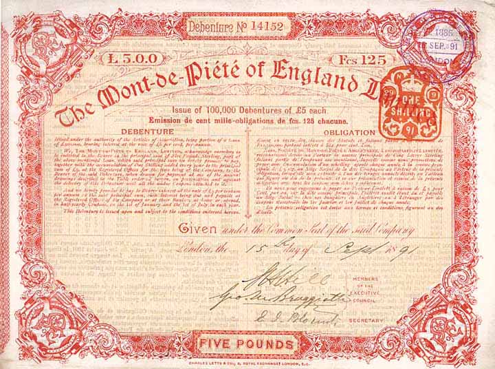 Mont-de-Piété of England Ltd.