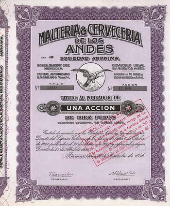 Malteria & Cerveceria de los Andes S.A.