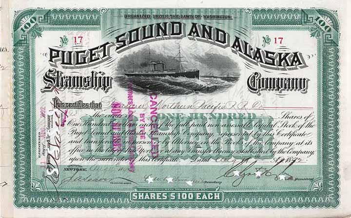 Puget Sound & Alaska Steamship Co.