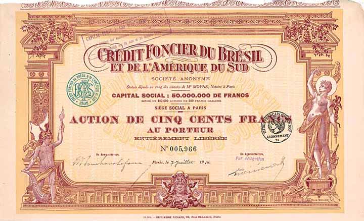 Crédit Foncier du Brésil et de l’Amerique du Sud S.A.