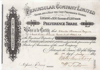 Peninsular Company Limited
