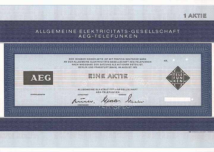 Allgemeine Elektricitäts-Gesellschaft AEG-Telefunken