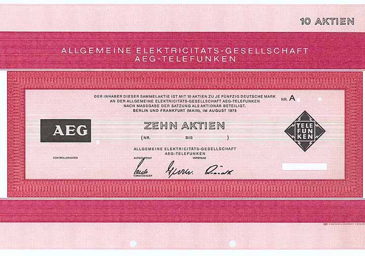 Allgemeine Elektricitäts-Gesellschaft AEG-Telefunken