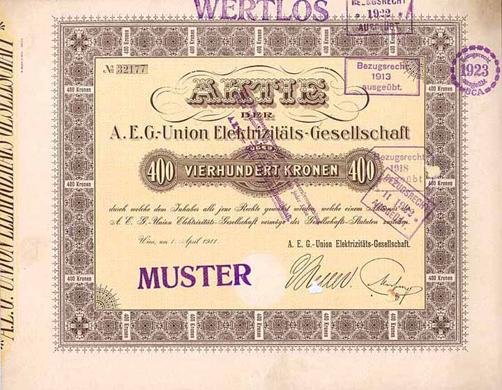 A.E.G.-Union Elektrizitäts-Gesellschaft