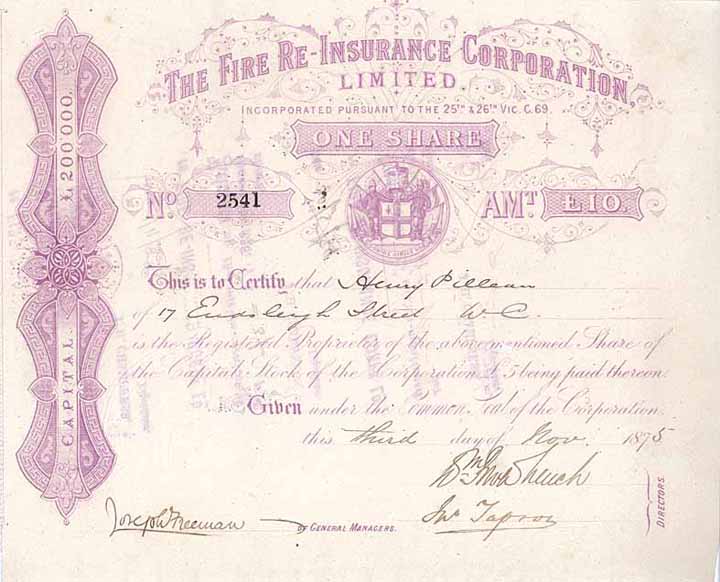 Fire Re-Insurance Corporation