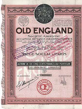 Old England S.A.