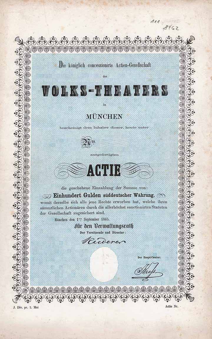 Königlich concessionierte AG des Volks-Theaters