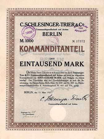 C. Schlesinger-Trier & Co. KGaA