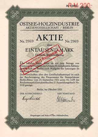Ostsee-Holzindustrie AG