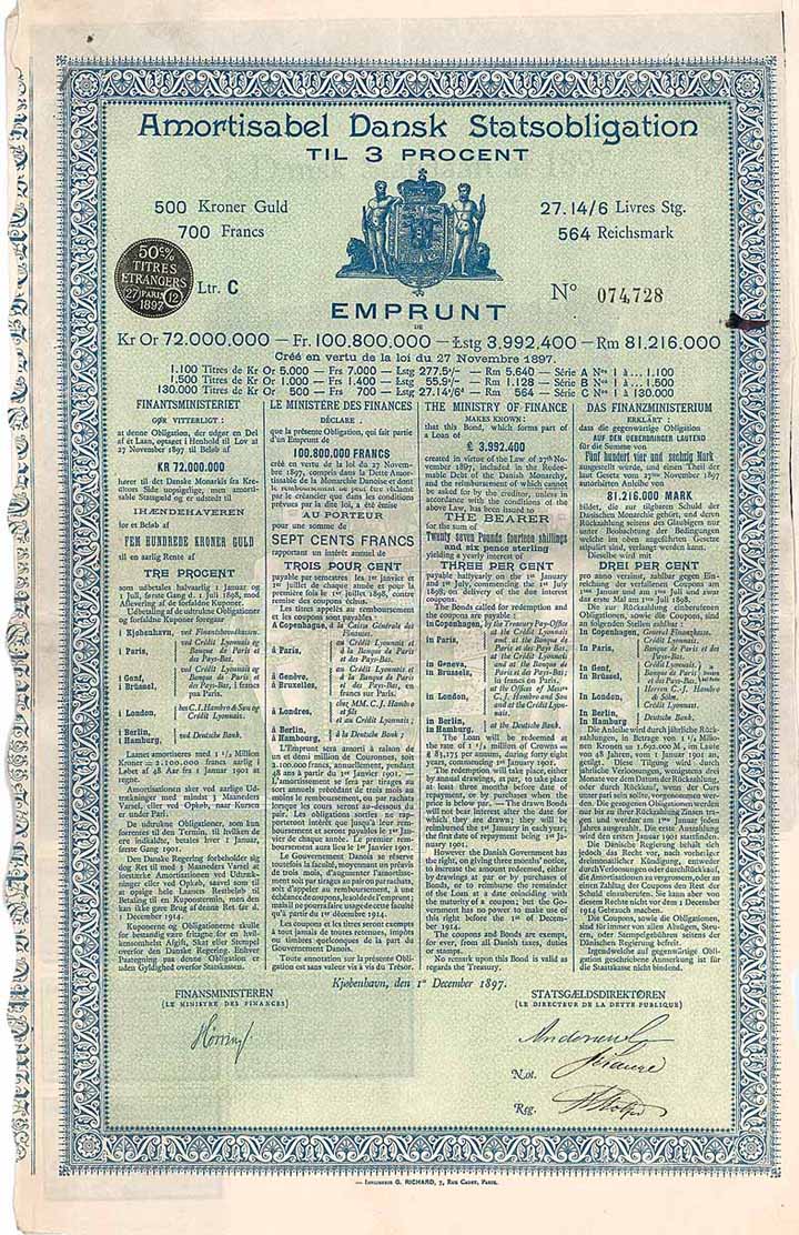 Königreich Dänemark (Dansk Statsobligation)