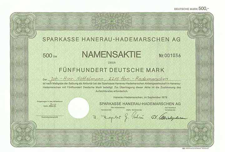 Sparkasse Hanerau-Hademarschen AG