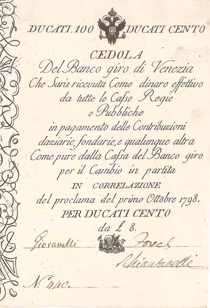 Banco giro di Venezia