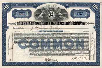 Columbia Graphophone Manufacturing Co.