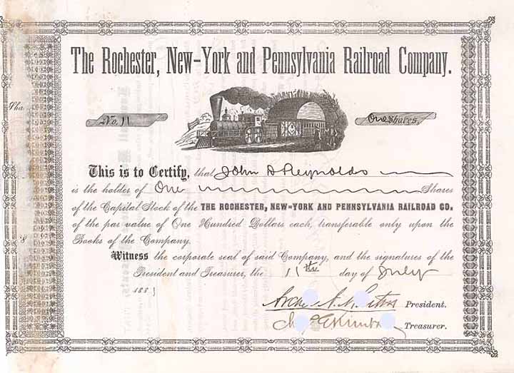 Rochester, New York & Pennsylvania Railroad