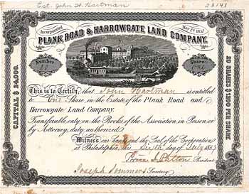 Plank Road & Harrowgate Land Co.