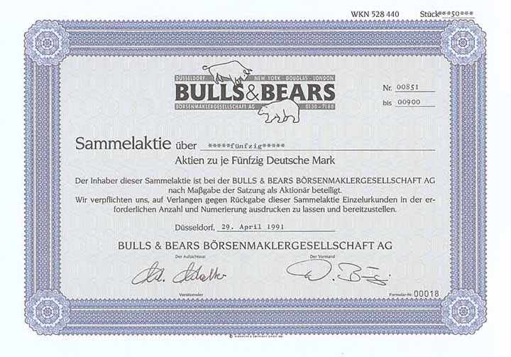 Bulls & Bears Börsenmaklergesellschaft AG