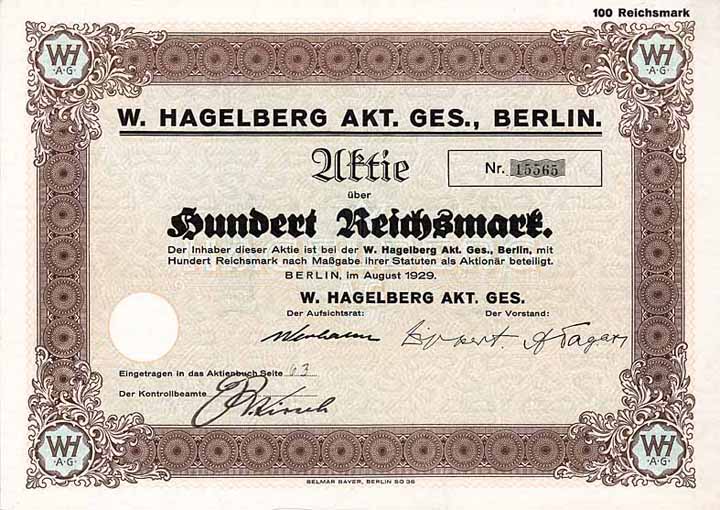 W. Hagelberg AG