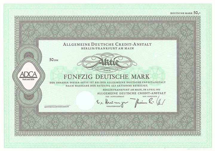 Allgemeine Deutsche Credit-Anstalt